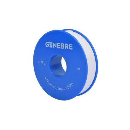 Imagen de Cinta teflón 19mm x 50m p/ roscas PTFE GENEBRE