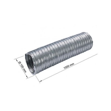 Imagen de Caño 5.00mt. corrugado aluminio diám. 100mm