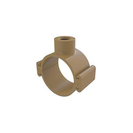 Imagen de Abrazadera diám 75mm x19mm PVC para toma agua