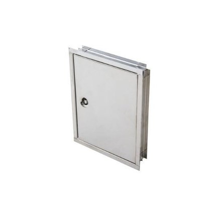 Imagen de Puerta llave de paso acero inoxidable 20x20 cm