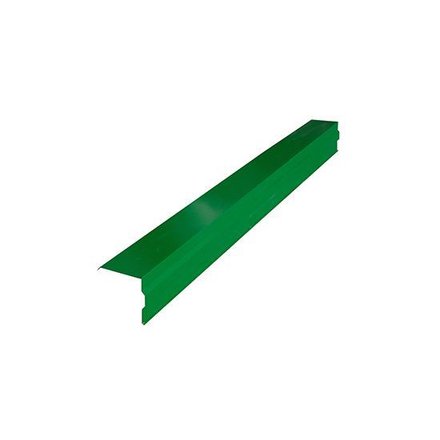 Imagen de Cenefa chapa prepintada nº 25 NIMAT 40.2cm x 2.44m Verde Inglés