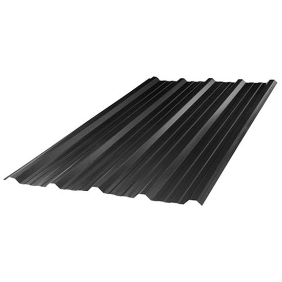 Imagen de Chapa trapezoidal T101 NEGRO GRAFITO nro 25 1.10 mt 6.00 mt