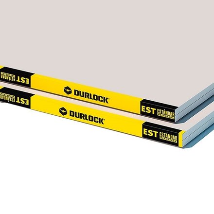 Imagen de Placa 12.5 mm 120 x 260 yeso DURLOCK reforzada