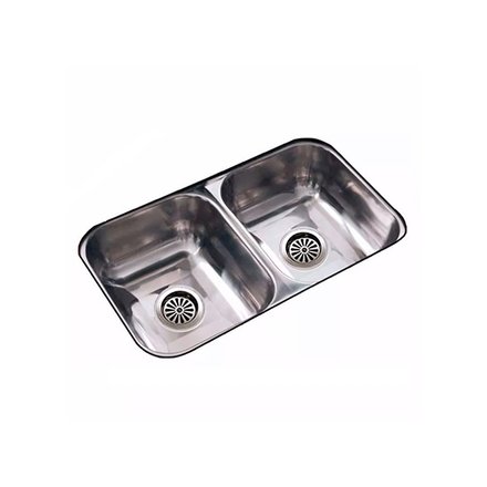 Imagen de Pileta JOHNSON acero 430 doble CC28 59,8x34x15cm S.A