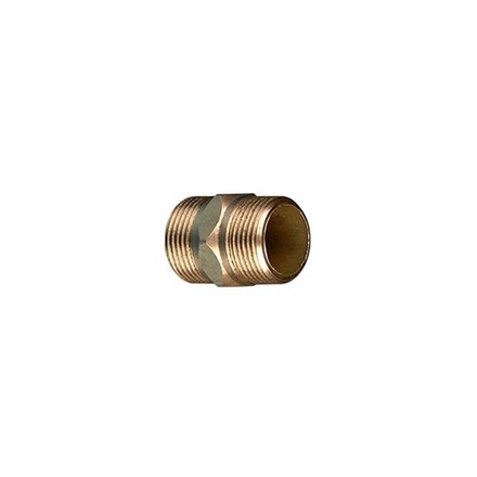 Imagen de Rosca con tuerca bronce rosca M-M diám. 9 mm