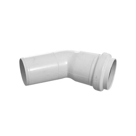 Imagen de Codo PVC TIGRE J. Elástica 45º MH 50 mm 29801029