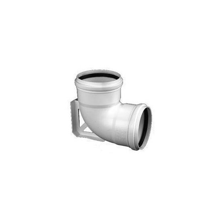 Imagen de Codo.PVC TIGRE J. Elástica 87 30º HH con base 110 mm 216110
