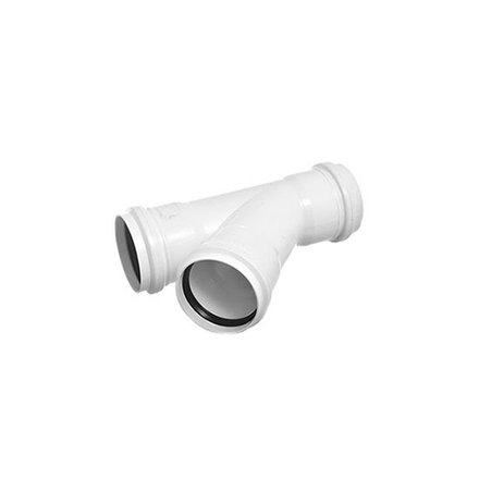 Imagen de Ramal PVC TIGRE J. Elástica 45º HH 40 x 40 mm 234040