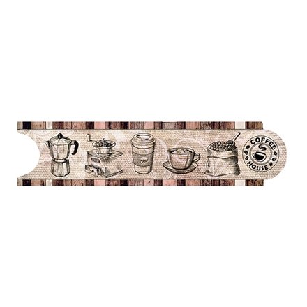 Imagen de Guarda PIU coffe house flecha 5x20 cm.