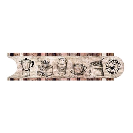 Imagen de Guarda PIU coffe house flecha 5x20 cm.