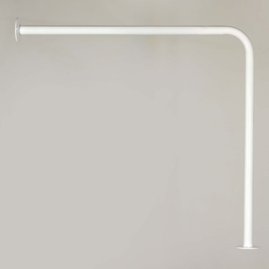 Imagen de Barral acceso piso / pared 65x60 ACCECO seguridad blanco AS-514