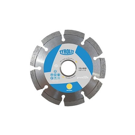 Imagen de Disco Diamantado láser univ. Premium TYROLIT 178 x 22,23 x 2,4