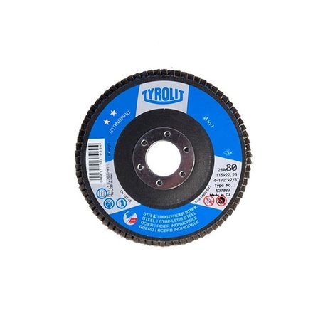 Imagen de Disco Flap 28A plano fibra Standard TYROLIT 115 x 22,23 x 80