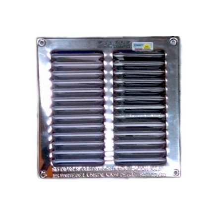 Imagen de Reja ventilación gas 15 x 15 acero inox. EMABRE 100cm2 aprobadas