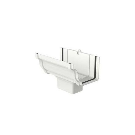 Imagen de Embudo rectángular  canaleta PVC  Aquapluv Style  TIGRE