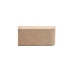 Imagen de Tejuela FARA 229 x114 x 32mm refractaria canto redondo