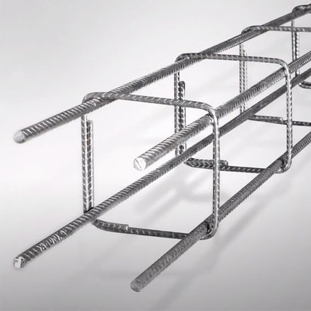 Imagen de Armalogic 10x10cm 3m - 4 Fe Ø 8mm - Estribos 5.2mm c/20cm ACINDAR