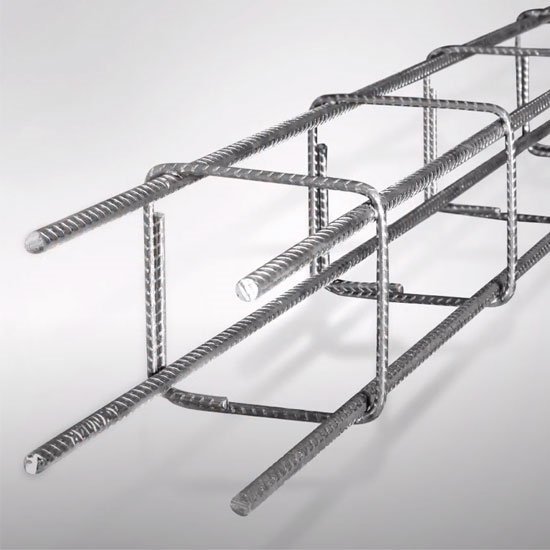 Imagen de Armalogic 15x15cm 3m - 4 Fe Ø 8mm - Estribos 5.2mm c/20cm ACINDAR