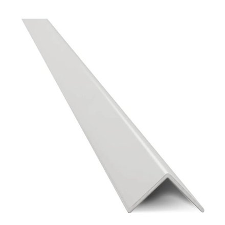 Imagen de Tapacanto 16x16mm x 2.50 mt. aluminio blanco MOLDUMET A1B