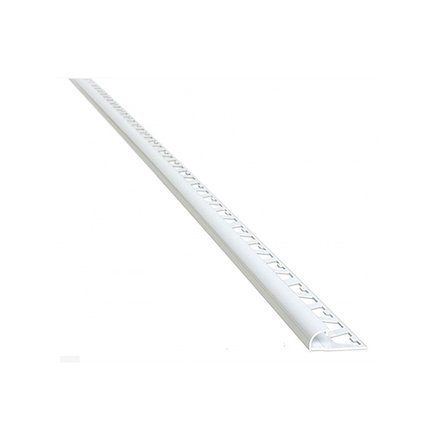 Imagen de Guardacanto aluminio blanco 9mm 2.50m. cuarta caña MOLDUMET A2B