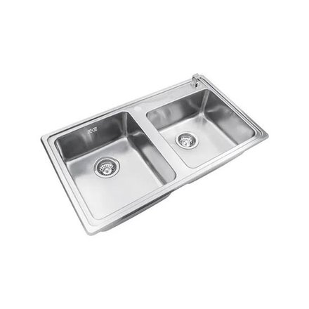 Imagen de Pileta JOHNSON A304 dob. Q085A*c/ag.mon+dos (85,5x48,2x17,5)1SC/1