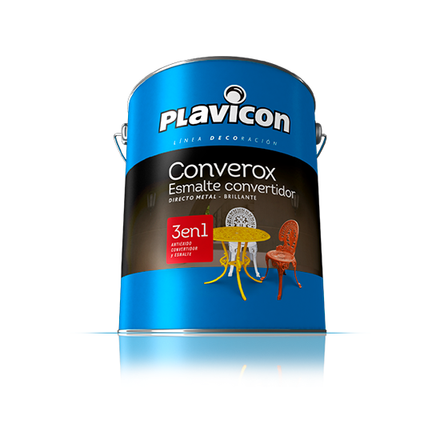 Imagen de Converox esmalte convertidor negro brillante 1,00 lt.