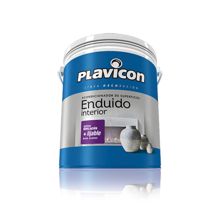 Imagen de Enduido 1 lt.interior bco.plástico lijable PLAVICON