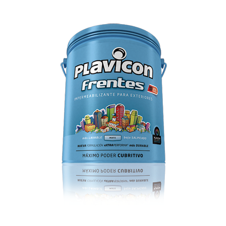 Imagen de Impermeabilizante 12 kg. blanco frentes PLAVICON