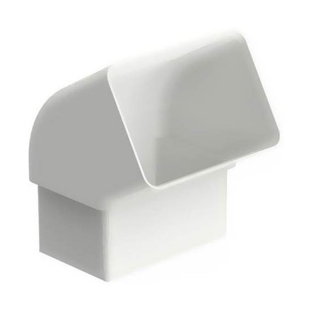 Imagen de Codo  canaleta PVC  Aquapluv Style 60º. TIGRE