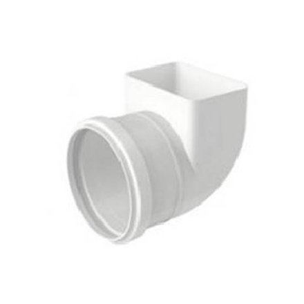 Imagen de Codo  canaleta PVC 90º  transición bajante 110º  Aquapluv Style TIGRE