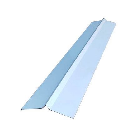 Imagen de Caballete chapa prepintada nº 25 NIMAT 40cm x 2.44m Blanco Nieve
