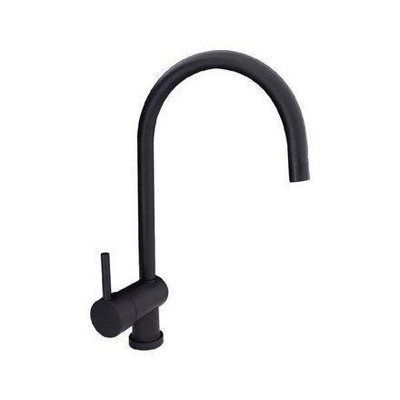 Imagen de Monocomando PEIRANO Black Velvet negro cocina mesada 20-190