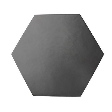 Imagen de Revestimiento Colores Sólidos Hexagono negro mate 20x23 cm