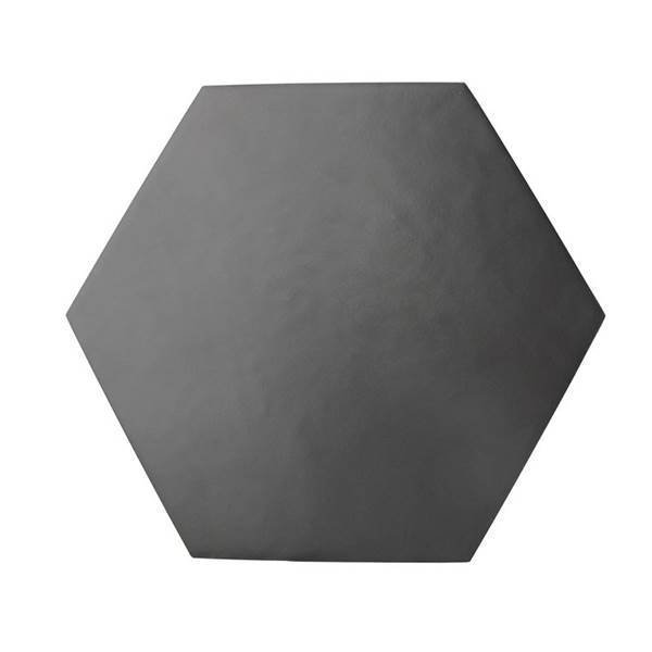 Imagen de Revestimiento Colores Sólidos Hexagono negro mate 20x23 cm