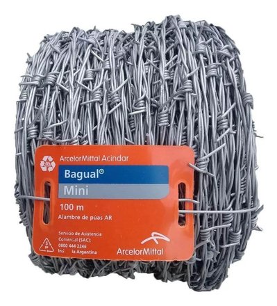 Imagen de Alambre Púas Acindar Bagual Mini 4 Pulgadas x 100 Metros