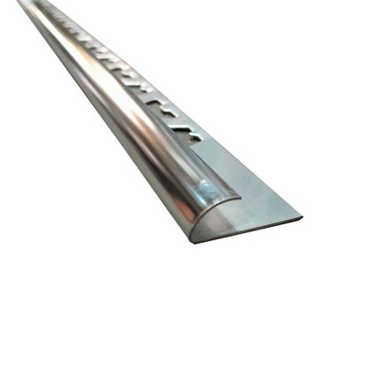 Imagen de Guardacanto acero inox. brillante 12mm 2.50m. MOLDUMET C212B