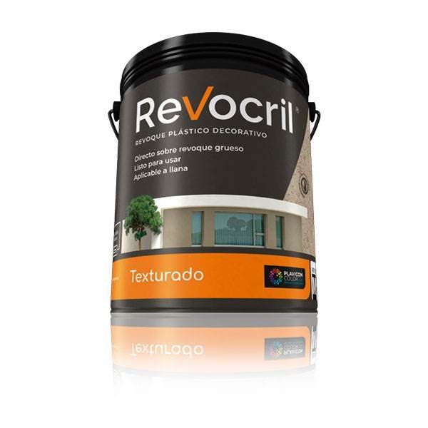 Imagen de REVOCRIL revoque plástico texturado medio x 30kg. gris hielo