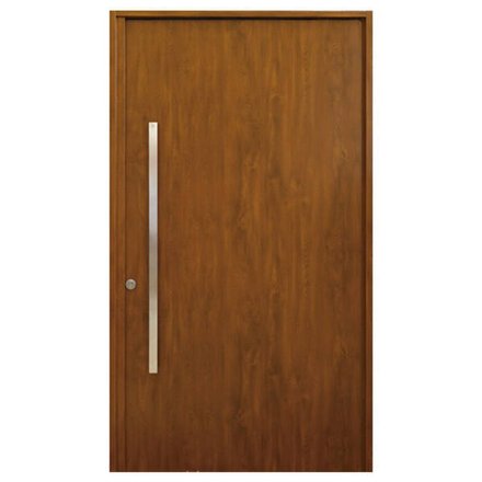 Imagen de Puerta NEXO Acero Deluxe pivot roble ciega 1.26 x2.26m Der PR000D