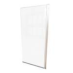 Imagen de Mampara NEXO Alum.Nat. Vidrio Temp. 6mm Rebatible 85x180 cm Y181