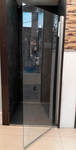 Imagen de Mampara NEXO Alum.Nat. Vidrio Temp. 6mm Rebatible 85x180 cm Y181