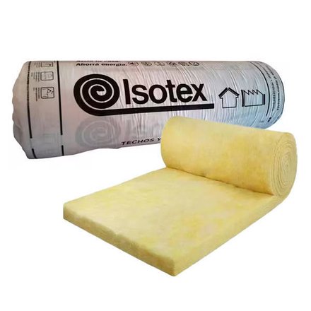 Imagen de Lana vidrio ISOTEX libre -sin aluminio- HR 50mm 1.20 16m -7017062