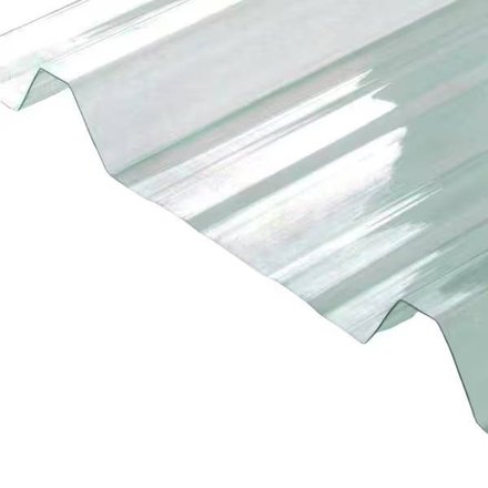 Imagen de Chapa trapezoidal T101 cristal policarbonato 0.80mm 1.10 mt 3.50