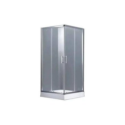 Imagen de Box de ducha c/recept AQUA SWIM 80x80 x195cm alum cromo bri 60088