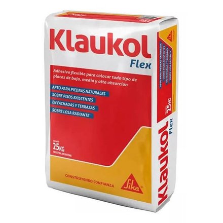 Imagen de Pegamento KLAUKOL Flex 25k Fluido p/cerám y porcelanato Ext / Int