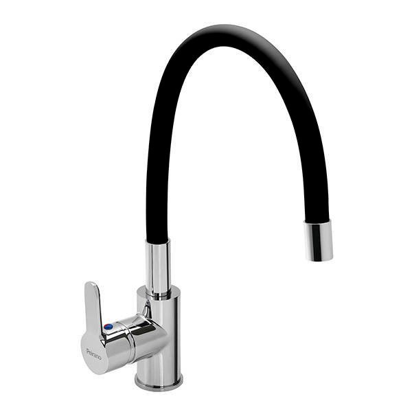 Imagen de Monocomando PEIRANO Colors negro cocina mesada 20-172