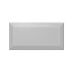 Imagen de Cja 88 un (1 m2) Beveled Subway biselado Grey MISIONES 15x7.5cm