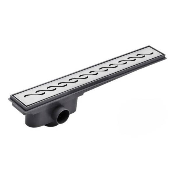 Imagen de Desagüe lineal ATRIM PP+ Ac. 304 Ondas mate 45 cm sin adpatador