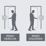 Imagen de Puerta NEXO Acero Deluxe 5t horizontal 0.90m x2.05m Izq -D500I