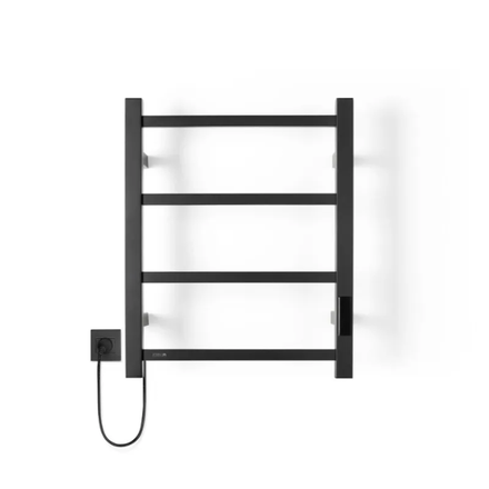 Imagen de Toallero eléc. ATRIM Cubic Petit 50x40x11cm Negro mt CUBIC-1136+