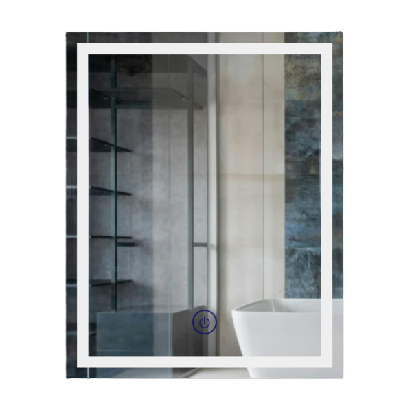 Imagen de Espejo led vertical QUALIKA Q1 50x70 cm Touch + intensidad regul.